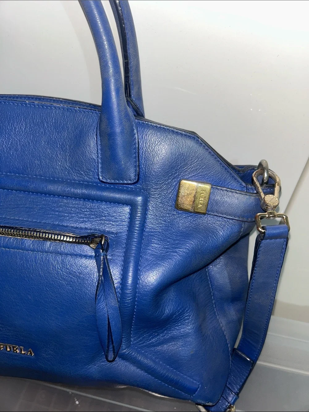 Furla structured satchel